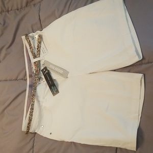 Lee White Womens Denim Shorts Size 12M